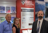 Dr. Cadotte representing Marketplace Simulations with the Harvard Business Publishing team.