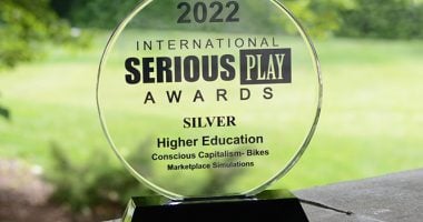 Photo of Serious Play Silver Medal Award