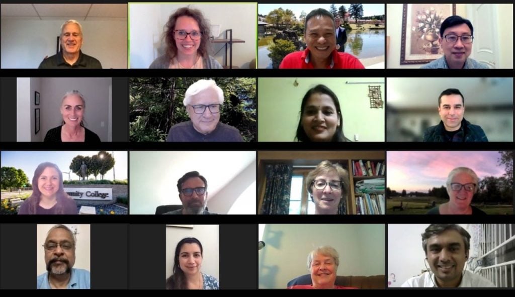 2021 Spring Webinar Train-the-Trainers group photo