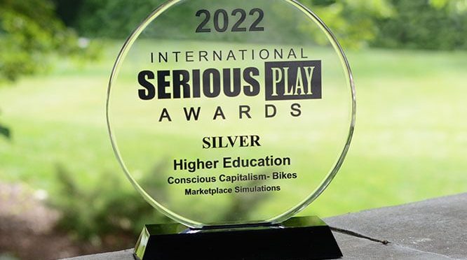 Photo of Serious Play Silver Medal Award